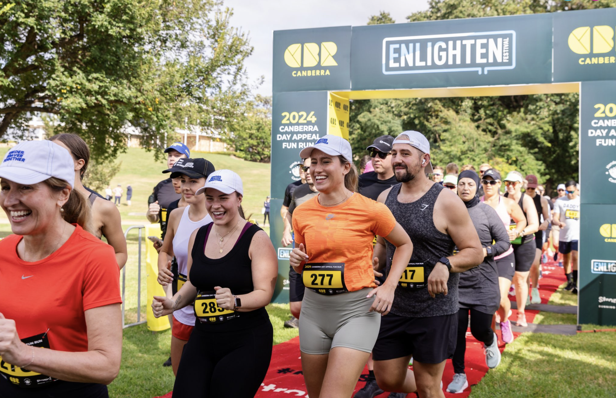 2024 Canberra Day Fun run participants